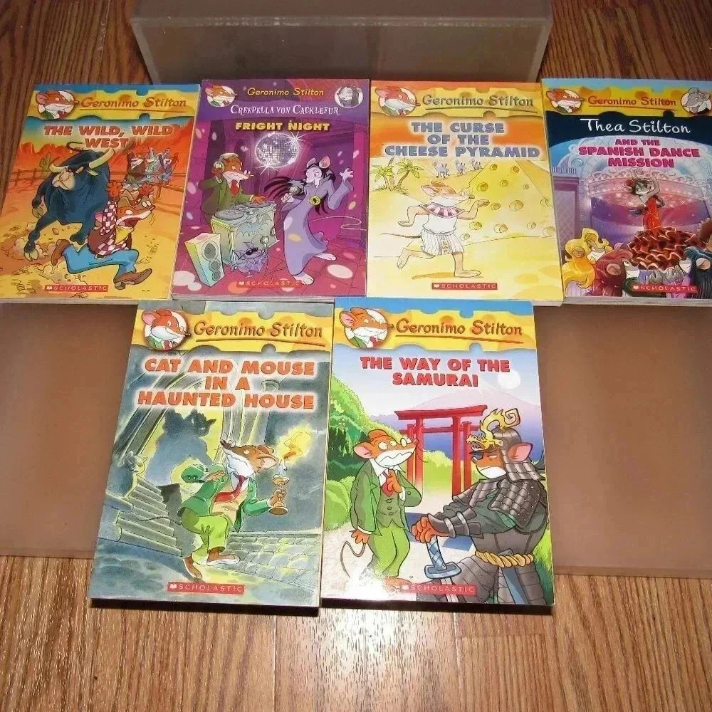 Geronimo Stilton Set 6 Books~#2, 3, 5, 21, 49,Thea
